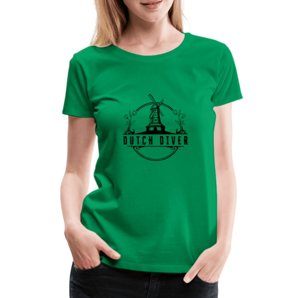 Dutch diver - T-shirt (dames) - kelly green