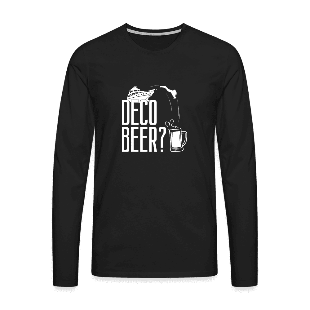 Deco beer - longsleeve (heren) - black