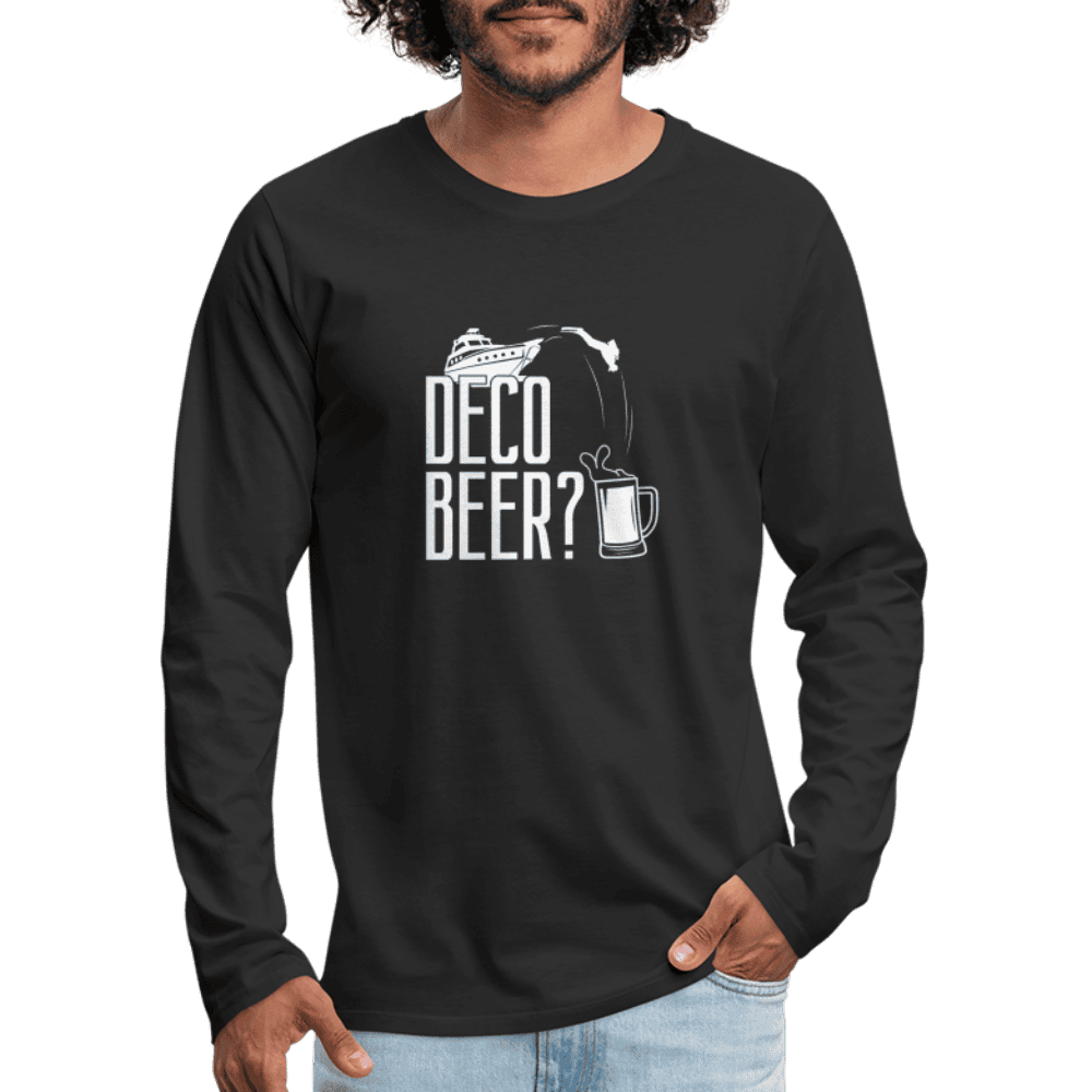 Deco beer - longsleeve (heren) - black