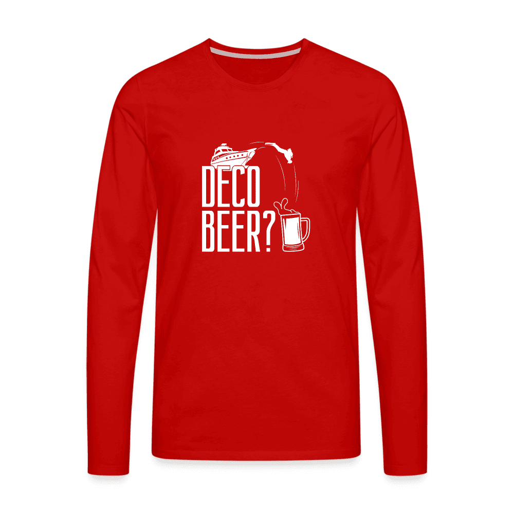 Deco beer - longsleeve (heren) - red