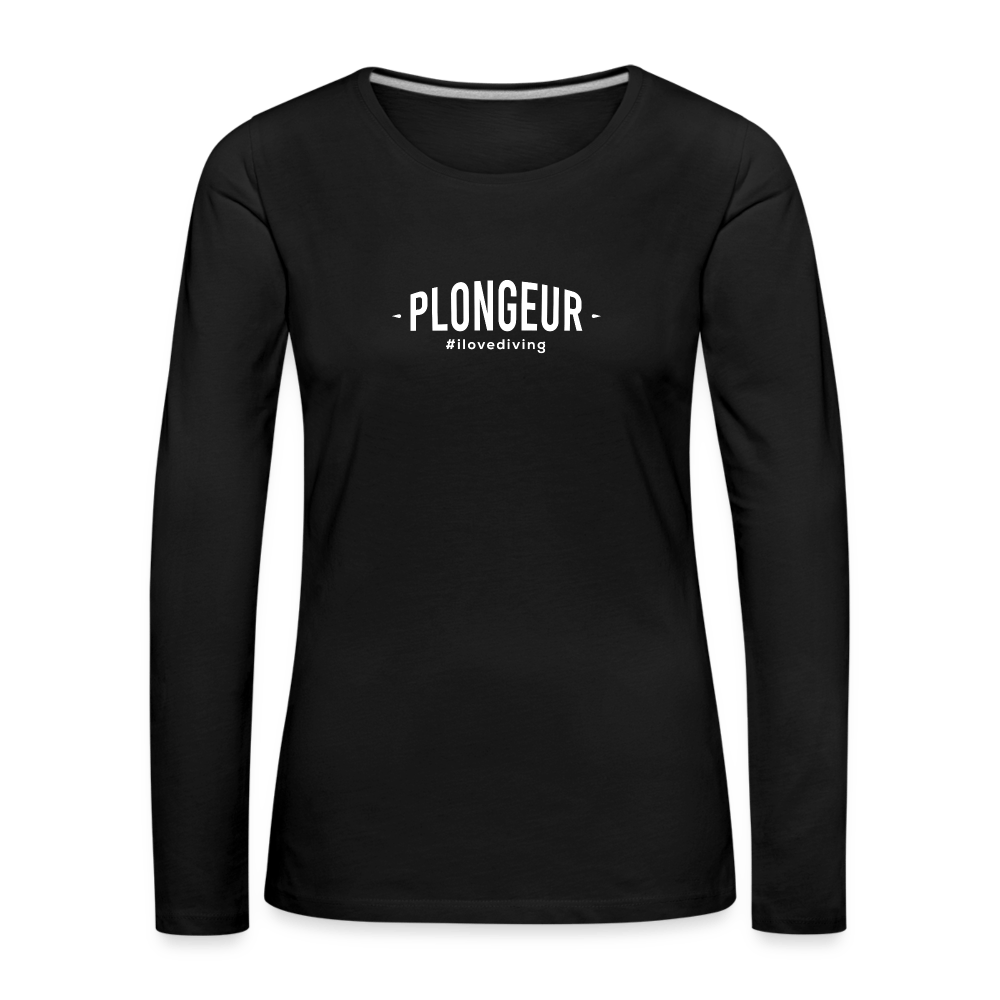 Plongeur - longsleeve (dames) - black