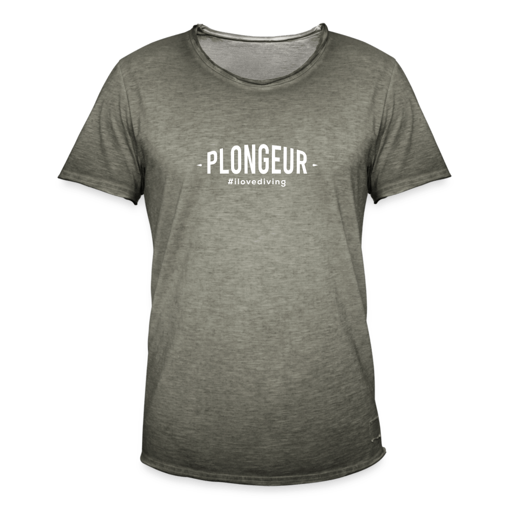 Plongeur II - T-shirt (heren) - vintage khaki